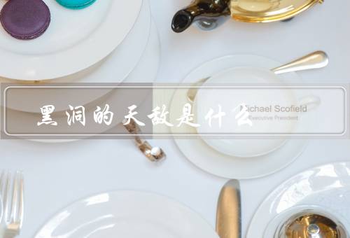 黑洞的天敌是什么