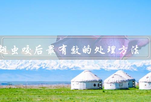 隐翅虫咬后最有效的处理方法
