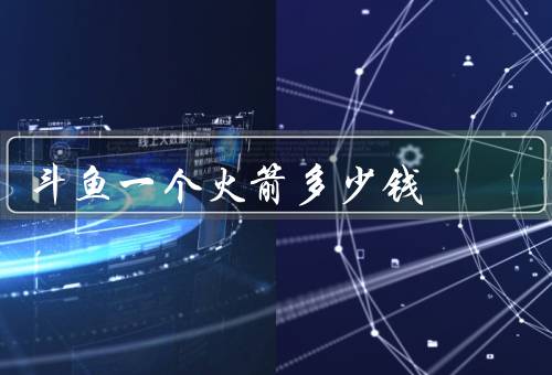 斗鱼一个火箭多少钱