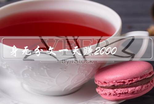 身无分文一天赚2000