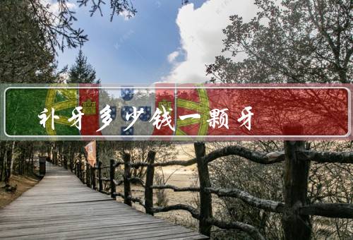 补牙多少钱一颗牙