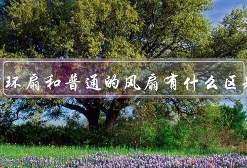 空气循环扇和普通的风扇有什么区别