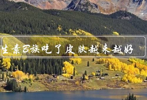 维生素B族吃了皮肤越来越好