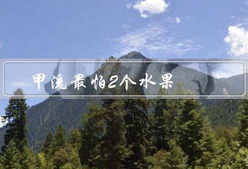 甲流最怕2个水果