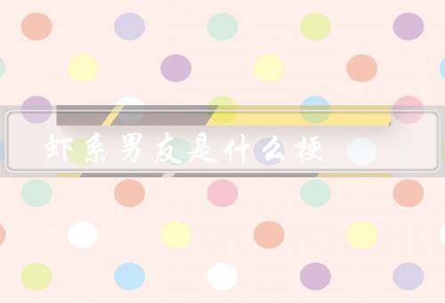 虾系男友是什么梗