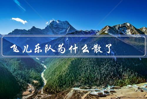 飞儿乐队为什么散了