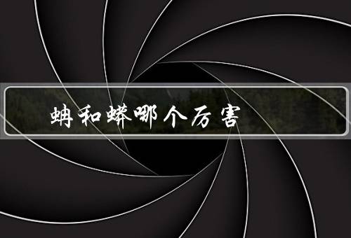 蚺和蟒哪个厉害