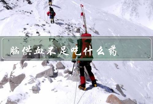 脑供血不足吃什么药