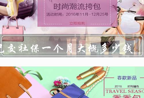 自己交社保一个月大概多少钱