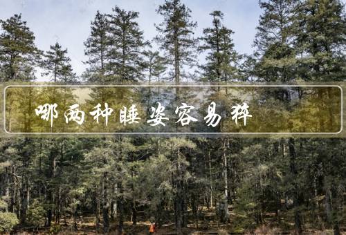 哪两种睡姿容易猝