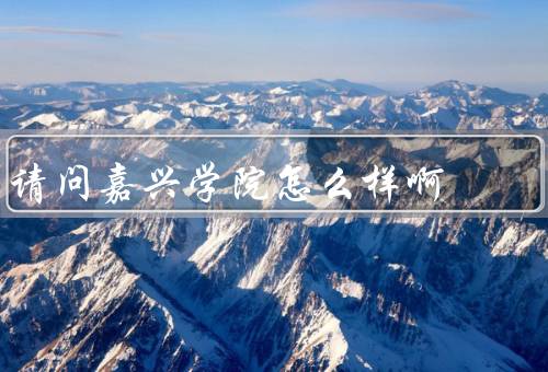 请问嘉兴学院怎么样啊