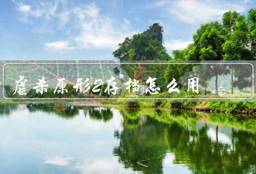 虐杀原形2存档怎么用