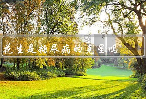 花生是糖尿病的克星吗