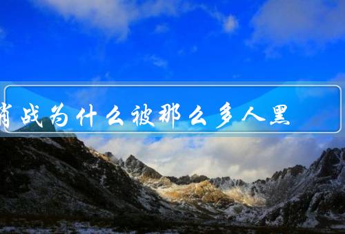 肖战为什么被那么多人黑