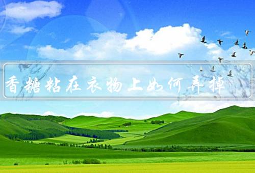 口香糖粘在衣物上如何弄掉