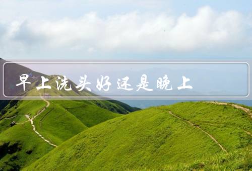 早上洗头好还是晚上