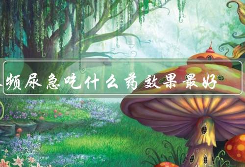 尿频尿急吃什么药效果最好