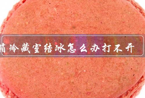 冰箱冷藏室结冰怎么办打不开