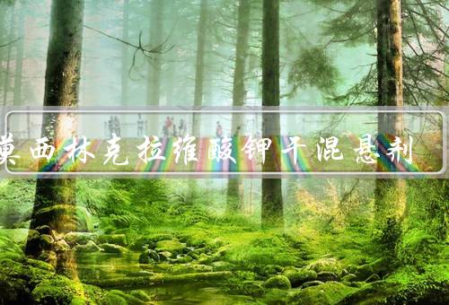 阿莫西林克拉维酸钾干混悬剂