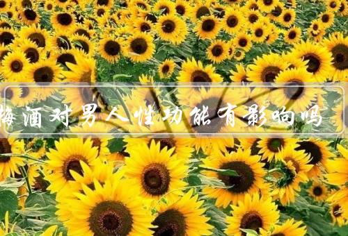杨梅酒对男人性功能有影响吗