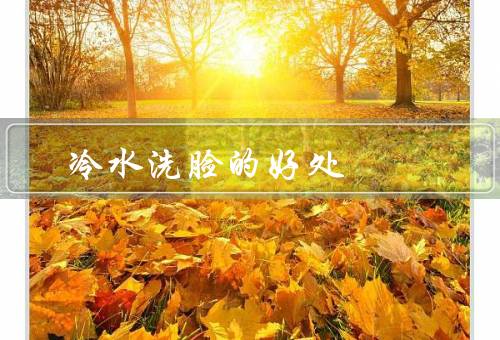 冷水洗脸的好处