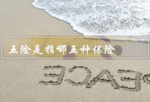 五险是指哪五种保险
