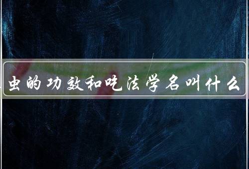 簸箕虫的功效和吃法学名叫什么