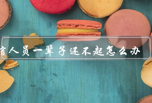 失信人员一辈子还不起怎么办