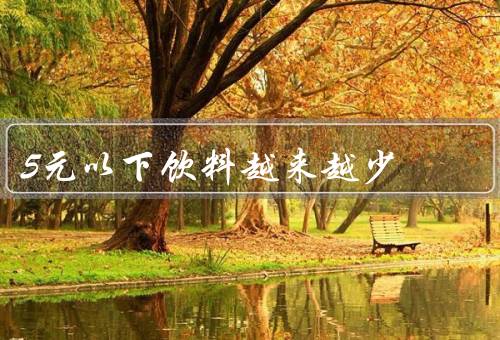 5元以下饮料越来越少