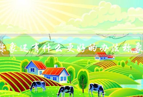 曹冲称象还有什么更好的办法称象