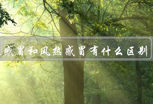 风寒感冒和风热感冒有什么区别