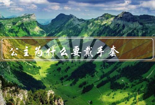 公主为什么要戴手套