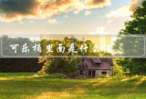 可乐桶里面是什么酒