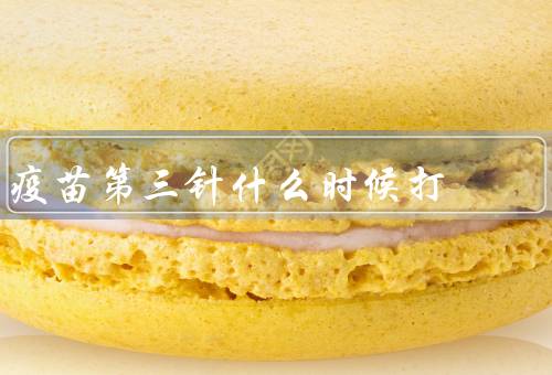 疫苗第三针什么时候打