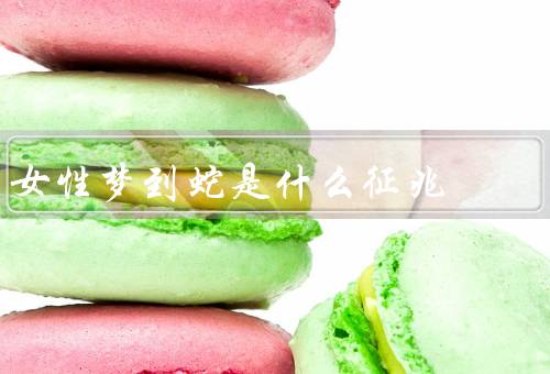 女性梦到蛇是什么征兆