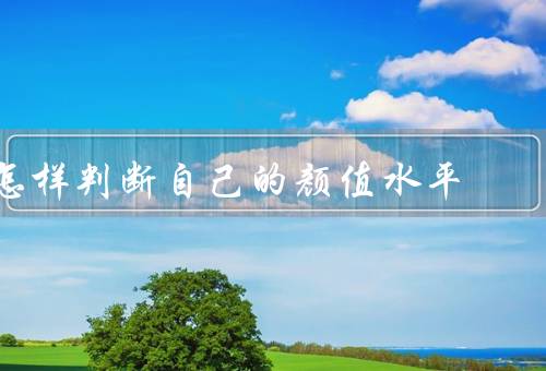 怎样判断自己的颜值水平