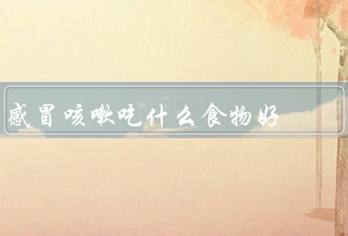 感冒咳嗽吃什么食物好