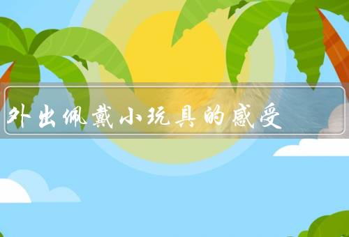 外出佩戴小玩具的感受