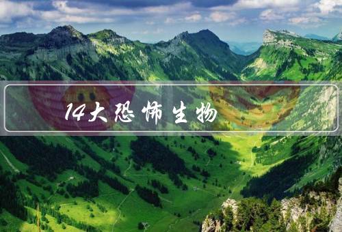 14大恐怖生物