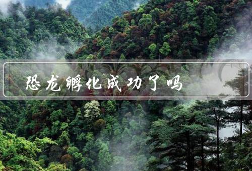 恐龙孵化成功了吗