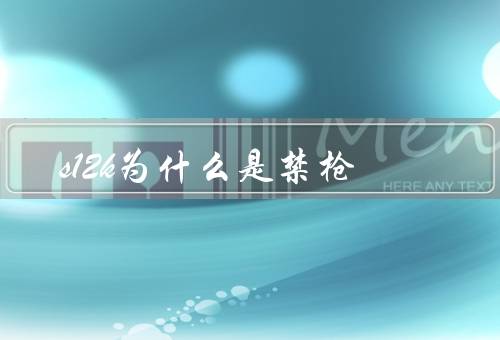 s12k为什么是禁枪