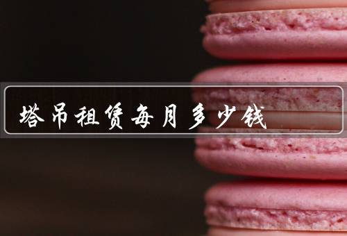 塔吊租赁每月多少钱
