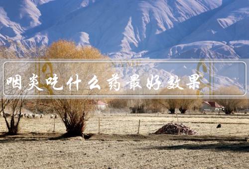 咽炎吃什么药最好效果