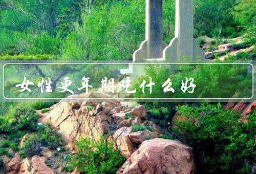 女性更年期吃什么好