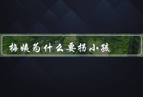 梅姨为什么要拐小孩