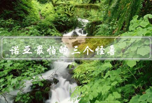 诺亚最怕的三个怪兽