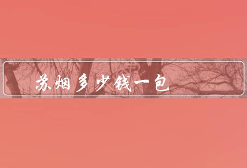 苏烟多少钱一包