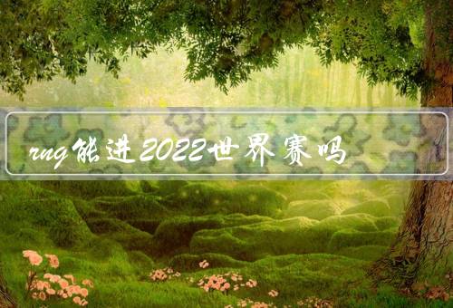 rng能进2022世界赛吗，为什么被称为日本队 粉丝这么多