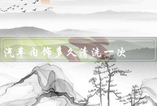 汽车内饰多久清洗一次，2-3个月（很干净1年洗1次都行）