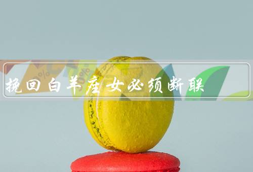 挽回白羊座女必须断联